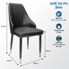 Bộ bàn CERAMIC trắng chân chữ U 6 ghế - Nội Ngoại Thất Inox Nhựa - Qui Phúc - quiphuc.com