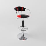  Ghế quầy chân mâm inox có ben 