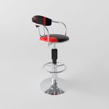  Ghế quầy chân mâm inox có ben 