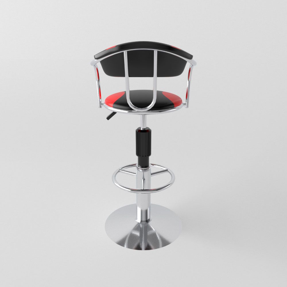  Ghế quầy chân mâm inox có ben 