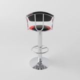  Ghế quầy chân mâm inox không ben 