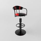  Ghế quầy chân mâm sắt có ben 