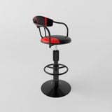  Ghế quầy chân mâm sắt có ben 