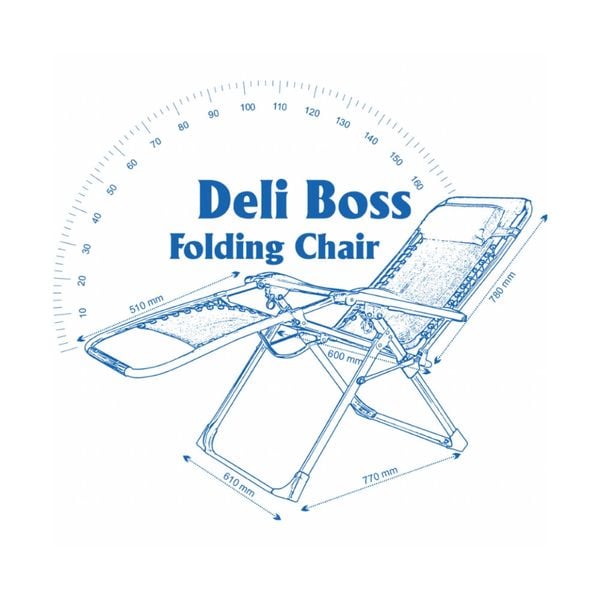 Ghế xếp du lịch DELI Boss - Nội Ngoại Thất Inox Nhựa - Qui Phúc - quiphuc.com