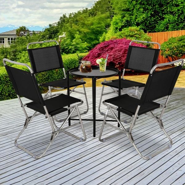 Ghế xếp lưới inox Win S - Nội Ngoại Thất Inox Nhựa - Qui Phúc - quiphuc.com