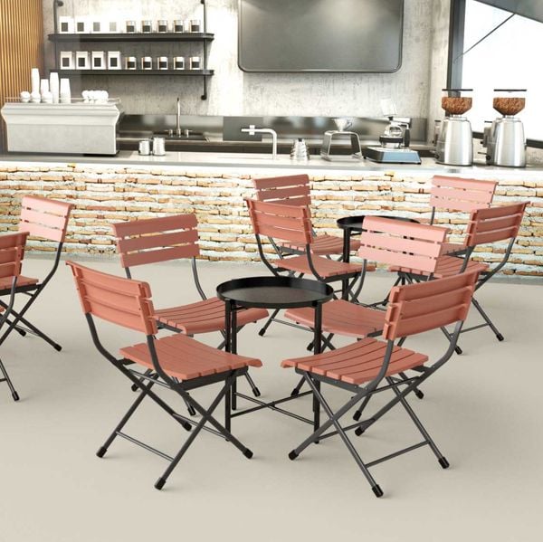 Khám phá sự tiện nghi vượt trội của ghế nhựa cafe 8 nan xếp gọn - Giải pháp hoàn hảo cho mọi không gian