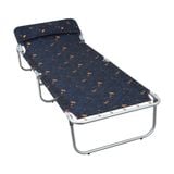  Giường vải DELI sơn bạc nhôm 