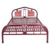 Giường sắt WIN đầu vuông - Nội Ngoại Thất Inox Nhựa - Qui Phúc - quiphuc.com