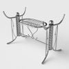 Bàn kiếng nhập chân Mickey - Nội Ngoại Thất Inox Nhựa - Qui Phúc - quiphuc.com