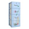 Tủ nhựa LUCKY 4 tầng - Nội Ngoại Thất Inox Nhựa - Qui Phúc - quiphuc.com
