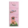 Tủ nhựa LUCKY 4 tầng - Nội Ngoại Thất Inox Nhựa - Qui Phúc - quiphuc.com