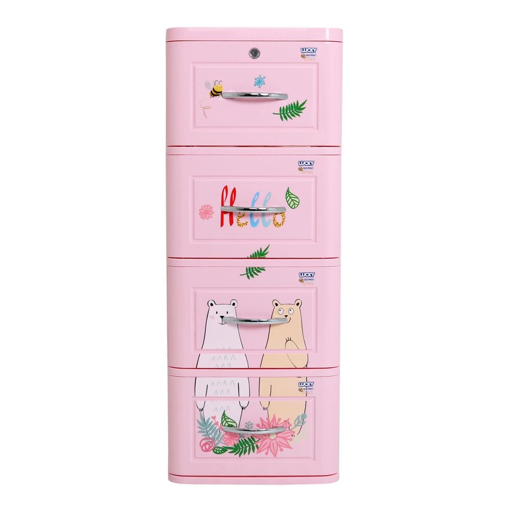  Tủ nhựa LUCKY 4 tầng 