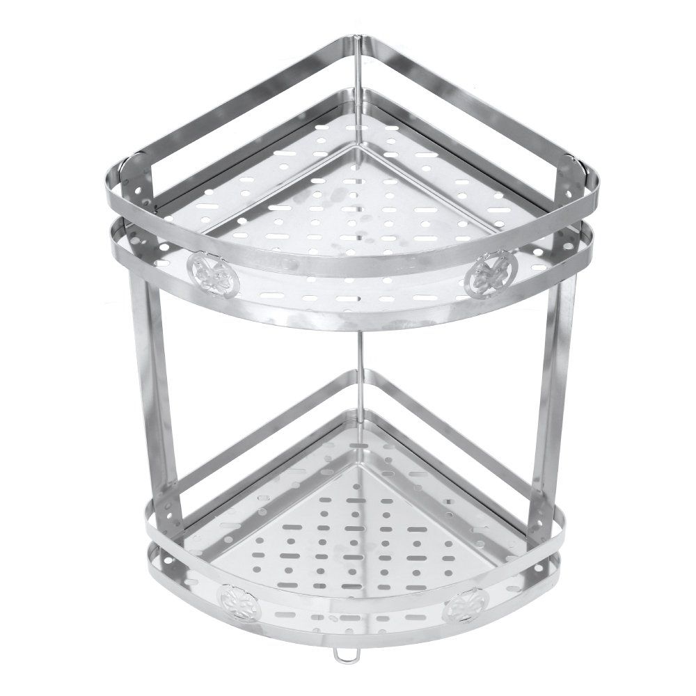  Kệ góc tường inox WIN Super 2 tầng 