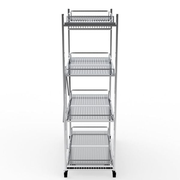 Kệ xếp inox đa năng cao cấp DELI Compact - Nội Ngoại Thất Inox Nhựa - Qui Phúc - quiphuc.com