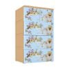 Tủ nhựa KID 4 tầng - Nội Ngoại Thất Inox Nhựa - Qui Phúc - quiphuc.com
