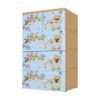Tủ nhựa KID 4 tầng - Nội Ngoại Thất Inox Nhựa - Qui Phúc - quiphuc.com