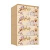 Tủ nhựa KID 4 tầng - Nội Ngoại Thất Inox Nhựa - Qui Phúc - quiphuc.com