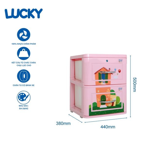 Vì sao tủ nhựa đựng đồ cho bé LUCKY lại là giải pháp tuyệt vời cho các mẹ bỉm sữa khi lưu giữ không gian gọn gàng