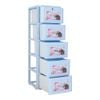 Tủ nhựa LUCKY 5 tầng - Nội Ngoại Thất Inox Nhựa - Qui Phúc - quiphuc.com