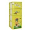 Tủ nhựa LUCKY 4 tầng - Nội Ngoại Thất Inox Nhựa - Qui Phúc - quiphuc.com