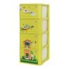 Tủ nhựa LUCKY 4 tầng - Nội Ngoại Thất Inox Nhựa - Qui Phúc - quiphuc.com