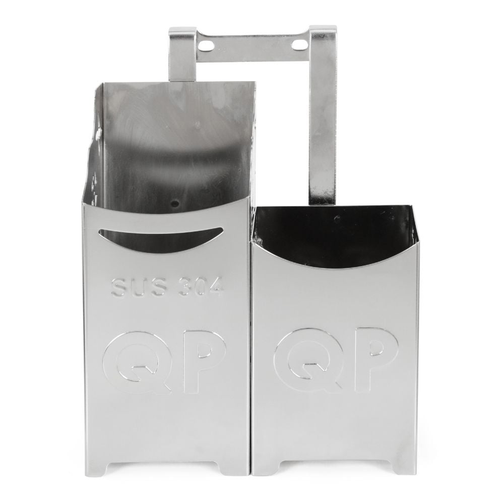  Ống đũa DELI vuông 2 ngăn inox 304 