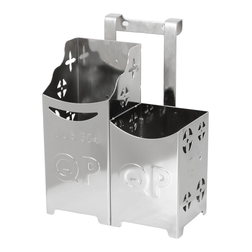  Ống đũa DELI vuông 2 ngăn inox 304 