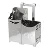 Ống đũa DELI vuông 2 ngăn inox 304 - Nội Ngoại Thất Inox Nhựa - Qui Phúc - quiphuc.com