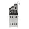 Ống đũa DELI vuông 2 ngăn inox 304 - Nội Ngoại Thất Inox Nhựa - Qui Phúc - quiphuc.com