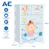 Tủ nhựa AE 4 tầng - Nội Ngoại Thất Inox Nhựa - Qui Phúc - quiphuc.com