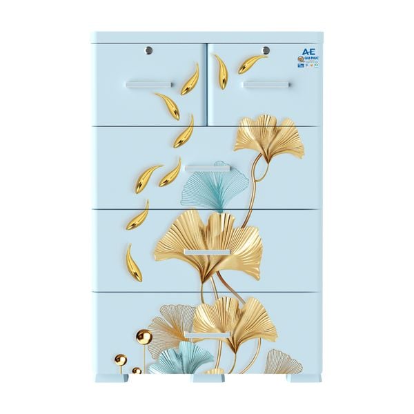 Tủ nhựa AE 4 tầng - Nội Ngoại Thất Inox Nhựa - Qui Phúc - quiphuc.com