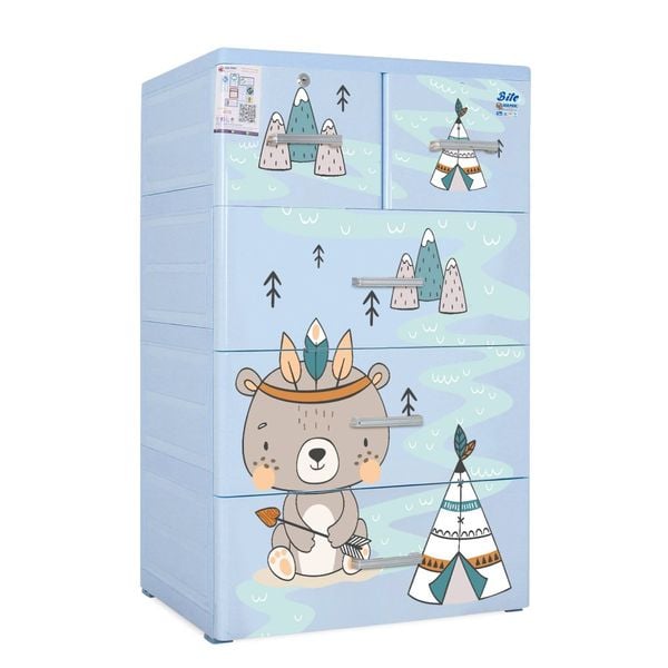 Tủ nhựa BITE 4 tầng - Nội Ngoại Thất Inox Nhựa - Qui Phúc - quiphuc.com