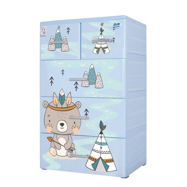 Tủ nhựa BITE 4 tầng - Nội Ngoại Thất Inox Nhựa - Qui Phúc - quiphuc.com