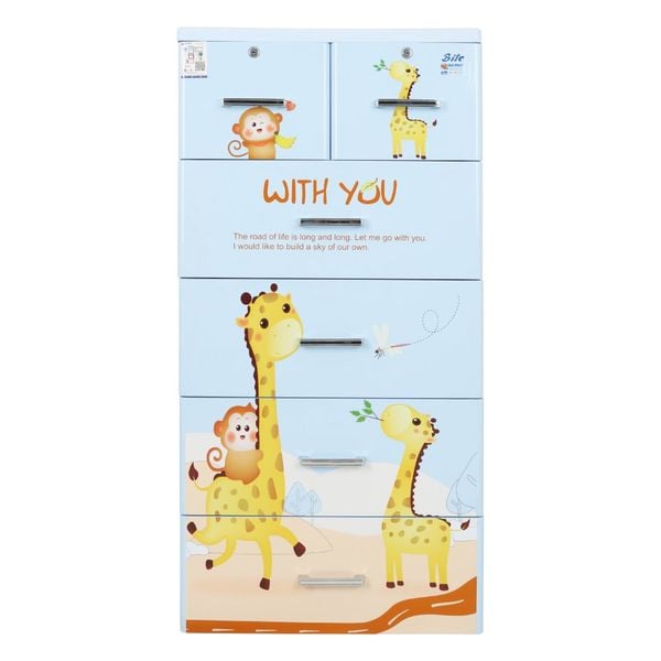Tủ nhựa BITE 5 tầng - Nội Ngoại Thất Inox Nhựa - Qui Phúc - quiphuc.com