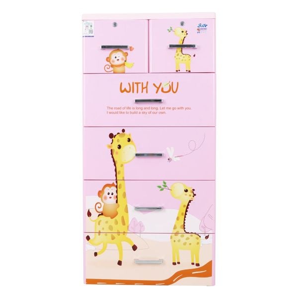 Tủ nhựa BITE 5 tầng - Nội Ngoại Thất Inox Nhựa - Qui Phúc - quiphuc.com