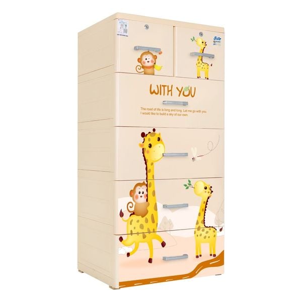 Tủ nhựa BITE 5 tầng - Nội Ngoại Thất Inox Nhựa - Qui Phúc - quiphuc.com