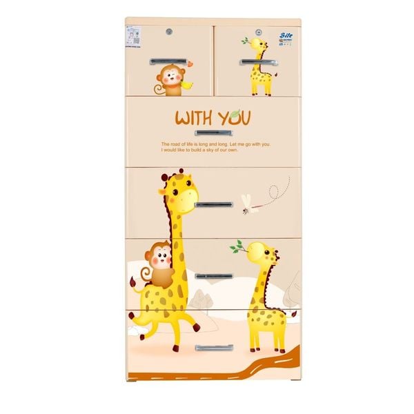 Tủ nhựa BITE 5 tầng - Nội Ngoại Thất Inox Nhựa - Qui Phúc - quiphuc.com