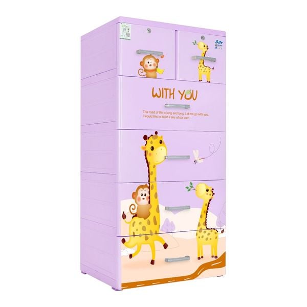 Tủ nhựa BITE 5 tầng - Nội Ngoại Thất Inox Nhựa - Qui Phúc - quiphuc.com