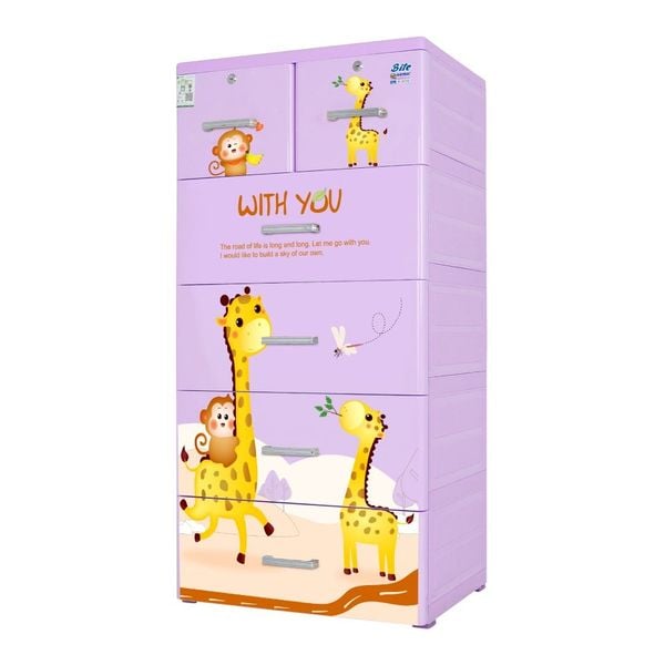 Tủ nhựa BITE 5 tầng - Nội Ngoại Thất Inox Nhựa - Qui Phúc - quiphuc.com
