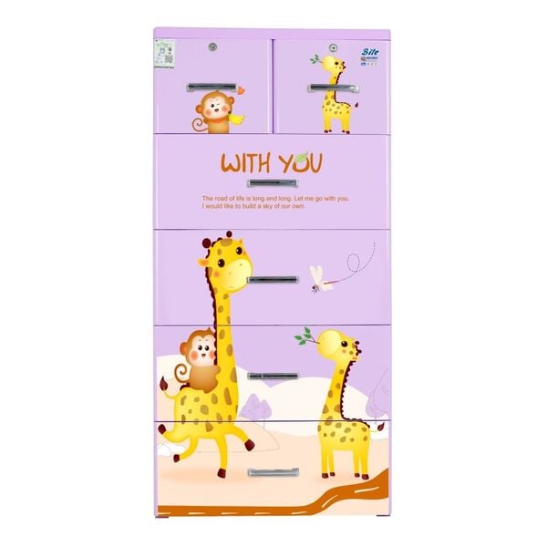 Tủ nhựa BITE 5 tầng - Nội Ngoại Thất Inox Nhựa - Qui Phúc - quiphuc.com