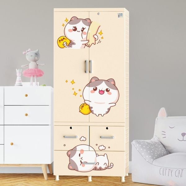 Tủ nhựa Louis Qui Phúc