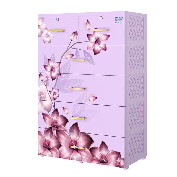 Tủ nhựa DELI MAX 5 tầng - Nội Ngoại Thất Inox Nhựa - Qui Phúc - quiphuc.com