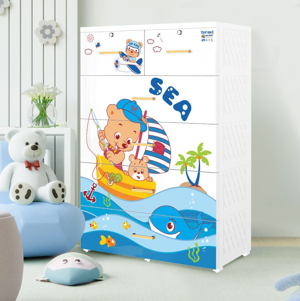  Tủ nhựa DELI MAX 5 tầng 