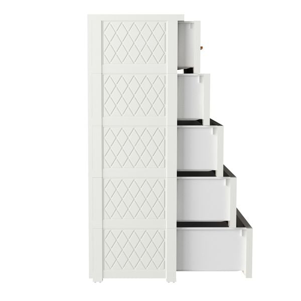 Tủ nhựa DELI MAX 5 tầng - Nội Ngoại Thất Inox Nhựa - Qui Phúc - quiphuc.com