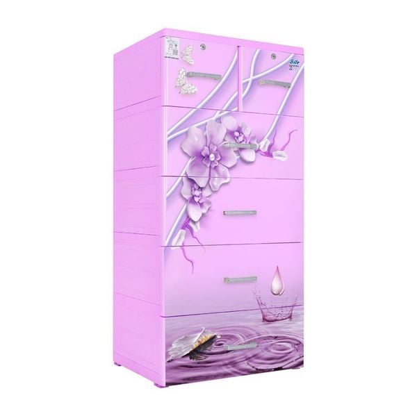 Tủ nhựa BITE 5 tầng - Nội Ngoại Thất Inox Nhựa - Qui Phúc - quiphuc.com