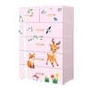 Tủ nhựa DELI MAX 5 tầng - Nội Ngoại Thất Inox Nhựa - Qui Phúc - quiphuc.com