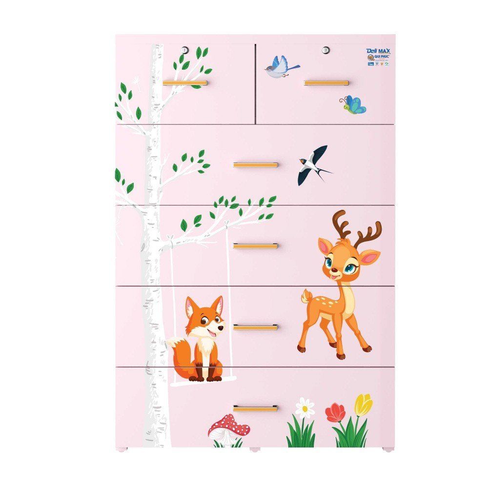  Tủ nhựa DELI MAX 5 tầng 