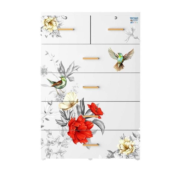 Tủ nhựa DELI MAX 5 tầng - Nội Ngoại Thất Inox Nhựa - Qui Phúc - quiphuc.com