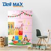 Tủ nhựa DELI MAX 5 tầng - Nội Ngoại Thất Inox Nhựa - Qui Phúc - quiphuc.com