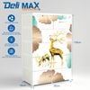 Tủ nhựa DELI MAX 5 tầng - Nội Ngoại Thất Inox Nhựa - Qui Phúc - quiphuc.com